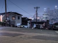 Los Angeles by Night: Glimpse of Suburban Life