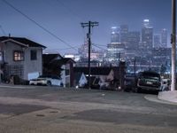 Los Angeles by Night: Glimpse of Suburban Life