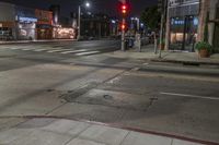 Los Angeles Night on Suburban Street 002