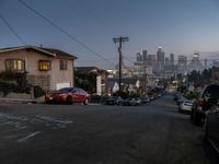 Los Angeles Night Scape: Urban Streets Illuminated