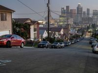 Los Angeles Night Scape: Urban Streets Illuminated