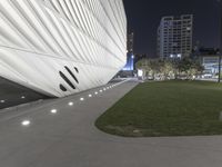 Los Angeles Nighttime Modern Architecture