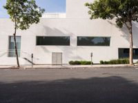 Los Angeles Office Buildings: Profiles Against a Clear Sky