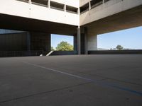 Los Angeles Open Space Under Clear Skies