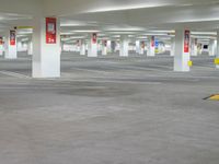 Los Angeles Parking Deck at Night