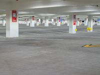 Los Angeles Parking Deck at Night