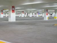 Los Angeles Parking Deck at Night