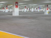 Los Angeles Parking Deck at Night