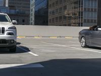 Parking Lot in Los Angeles: A View of a Concrete Street