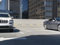 Parking Lot in Los Angeles: A View of a Concrete Street