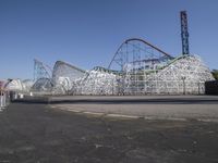 Parking Lot in Los Angeles: A Clear Sky Day