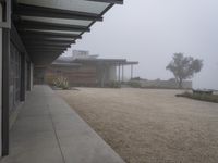 Residential Architecture in Los Angeles at Dawn