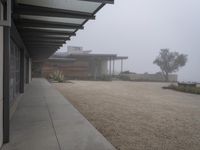 Residential Architecture in Los Angeles at Dawn