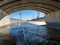 Residential Bridge Over Water in Los Angeles