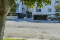 Residential Neighborhood in Los Angeles: Clear Sky and City Life