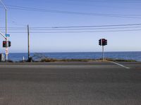 Los Angeles Residential Road under a Clear Sky