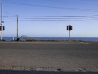 Los Angeles Residential Road under a Clear Sky