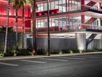 Los Angeles Road: A Glimpse Under Artificial Light