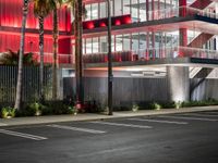 Los Angeles Road: A Glimpse Under Artificial Light