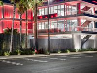 Los Angeles Road: A Glimpse Under Artificial Light