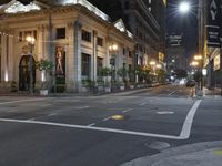 Los Angeles Road: Asphalt and Night Traffic