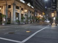 Los Angeles Road: Asphalt and Night Traffic