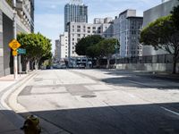 Los Angeles Road under a Clear Sky