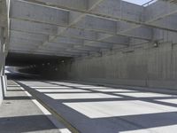 Los Angeles Road: Concrete Bridge Overpass