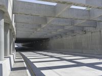 Los Angeles Road: Concrete Bridge Overpass