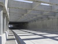 Los Angeles Road: Concrete Bridge Overpass