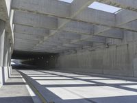 Los Angeles Road: Concrete Bridge Overpass