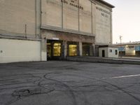 Los Angeles Road at Dawn: Calm Before the Industrial Rush