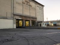 Los Angeles Road at Dawn: Calm Before the Industrial Rush