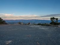 Los Angeles Road at Dawn in Rugged Landscape