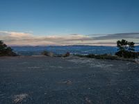 Los Angeles Road at Dawn in Rugged Landscape