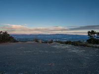 Los Angeles Road at Dawn in Rugged Landscape