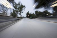Los Angeles Road at Dawn: Lined with Street Lights
