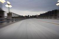 Los Angeles Road at Dawn: Lined with Street Lights