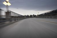 Los Angeles Road at Dawn: Lined with Street Lights
