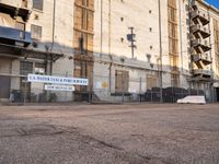 Los Angeles Road: Industrial View with Clear Sky