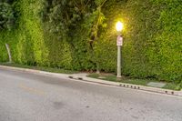 Scenic Road in Los Angeles, California, USA