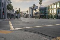 Los Angeles Skyline at Dawn, California, USA - 001