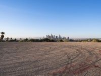 Los Angeles Skyline at Dawn: A Cityscape View