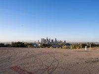 Los Angeles Skyline at Dawn: A Cityscape View