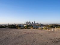 Los Angeles Skyline at Dawn: A Cityscape View