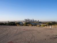 Los Angeles Skyline at Dawn: A Cityscape View