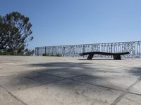 Los Angeles Skyline from Deck View