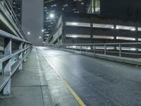 Los Angeles Skyline at Night with Modern Architecture