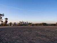 Los Angeles Skyline: Urban Dawn Breaks Over the City