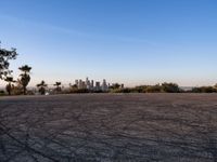Los Angeles Skyline: Urban Dawn Breaks Over the City